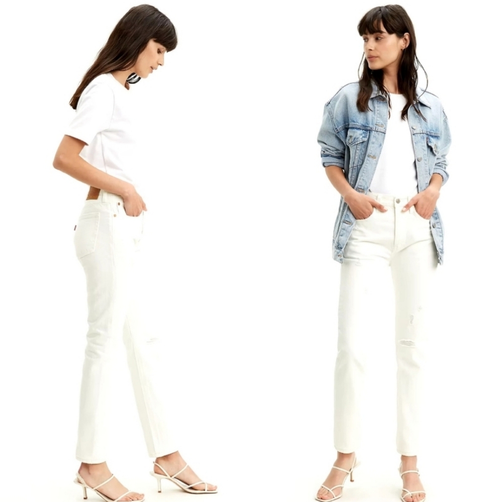 Levi's 501 Jeans White Size 25